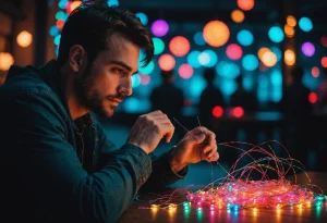 Человек в раздумьях, много мыслей